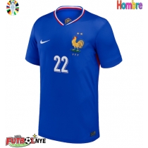 Camiseta Francia Theo Hernandez #22 Primera Equipación Eurocopa 2024 manga corta